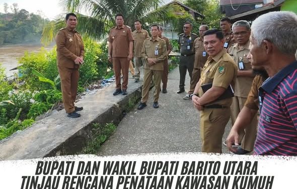 Pemkab Barito Utara Tinjau Lokasi Rencana Penataan Kawasan Perkotaan