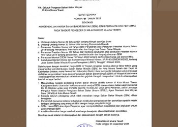 Pemkab Barito Utara Terbitkan Surat Edaran Tegaskan Penertiban Penjual BBM Nakal