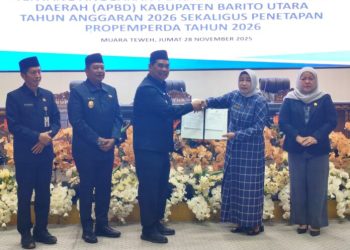APBD Barito Utara 2026 Disahkan, Total Anggaran Capai Rp3,2 Triliun