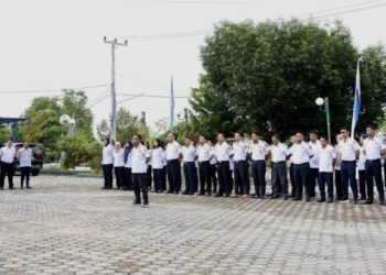 Bupati Barito Utara Sidak Apel Pagi di Dishub Barut Serta Tekankan Disiplin ASN