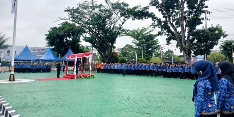 Bupati Barito Utara Pimpin Peringatan HUT ke-54 KORPRI, Tekankan Netralitas dan Profesionalisme ASN