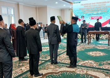 Empat Pejabat Pimpinan Tinggi Pratama Pemkab Barito Utara Resmi Dilantik