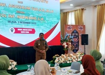 Shalahuddin Ceritakan Perjalanan Panjang Menuju Kursi Bupati pada Pisah Sambut Dandim 1013 Muara Teweh