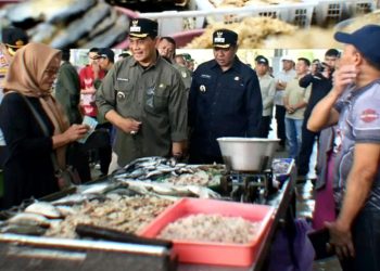 Pantau Langsung Pasar, Bupati Shalahuddin Pastikan Stok dan Harga Pangan Aman Jelang Nataru