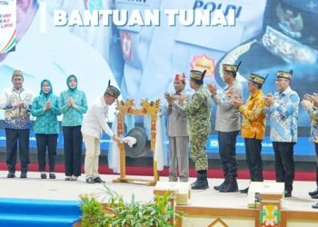 Gubernur Agustiar Sabran Resmikan KHBS, Bantuan Sosial Gunakan Sistem Digital