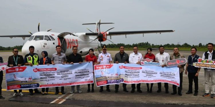Pemprov Kalteng Dukung Konektivitas, Wings Air Buka Dua Rute Penerbangan Baru