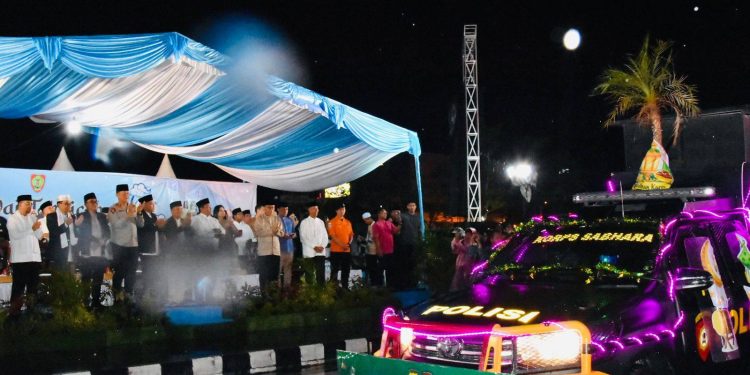 Gubernur Kalteng Buka Pawai Takbiran, Semarakkan Menyambut Hari Raya Idul Fitri 1447 H di Palangka Raya
