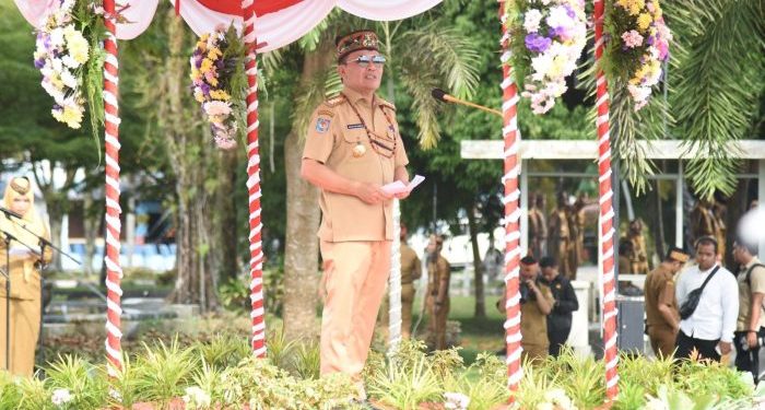 Gubernur Kalteng Pimpin Apel Pascalebaran, 4.497 ASN Hadir