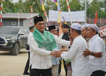Hangatnya Sambutan Warga Batu Raya I dalam Safari Ramadan Pemkab Barut
