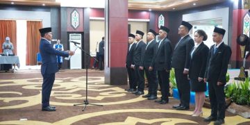 Gubernur Agustiar Sabran Lantik Anggota KPID Kalteng Periode 2026–2029