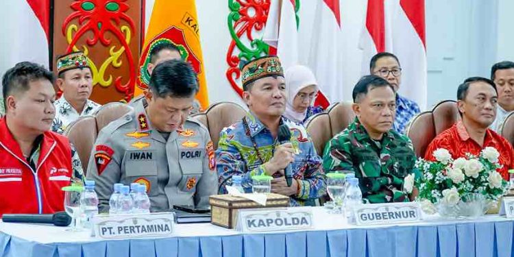 Gubernur Kalteng dan Forkopimda Bahas Antrean BBM