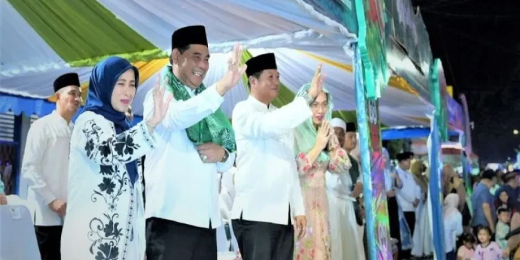 Bupati Barito Utara Tinjau Persiapan Pawai Takbir, Ajak Warga Jaga Ketertiban dan Kebersihan