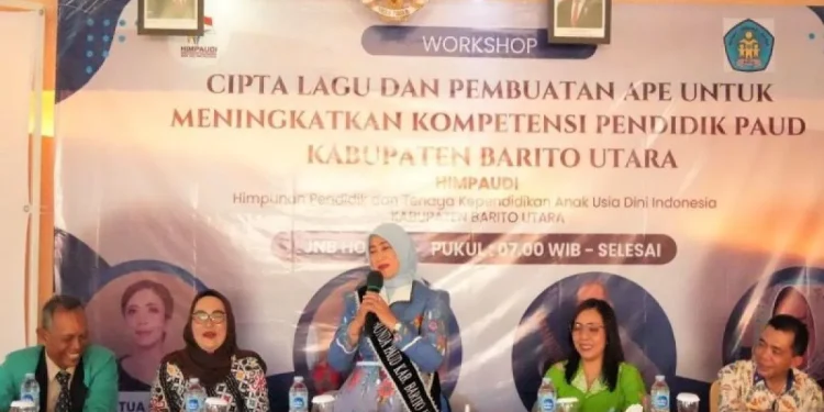 HIMPAUDI Barito Utara Gelar Workshop Cipta Lagu Anak dan APE untuk Tingkatkan Kompetensi Pendidik PAUD
