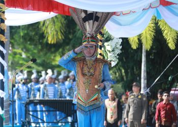 Pimpin Upacara HUT Kalteng, Agustiar Sabran Tekankan Kemandirian Daerah