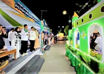 Bupati Barito Utara Tinjau Persiapan Pawai Takbir, Ajak Warga Jaga Ketertiban dan Kebersihan