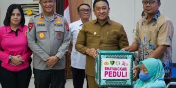 Wagub Kalteng Hadiri Puncak Bakti Kesehatan Hari Bhayangkara ke-80