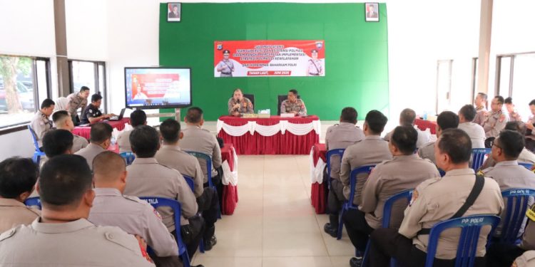 Polres Tanah Laut Terima Kunjungan Tim Supervisi Korbinmas Baharkam Polri
