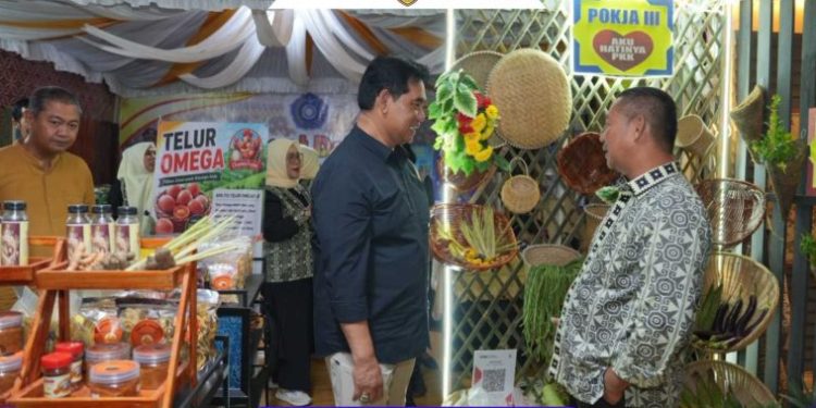 Bupati Barito Utara dan Forkopimda Tinjau Batara Expo di Eks Bandara Beringin