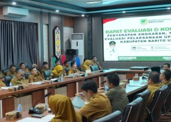 Bupati Barito Utara Pimpin Rakor Percepatan Serapan Anggaran dan Penyelesaian TLRHP