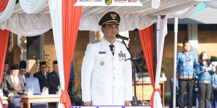 Upacara Peringatan Hari Otonomi Daerah XXX Tahun 2026, Pemkab Barito Utara Tegaskan Sinergi Wujudkan Asta Cita