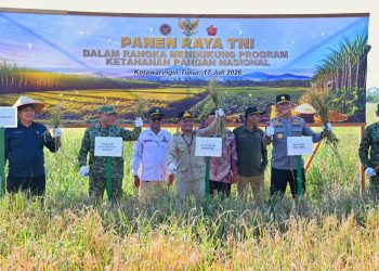 Panen Raya Serentak di Kotim, Gubernur Tegaskan Komitmen Dukung Swasembada Pangan
