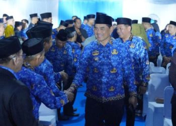 Dukung Kafilah Asal Barito Utara, Bupati Hadir Pada Pembukaan MTQ Ke VIII KORPRI di Puruk Cahu
