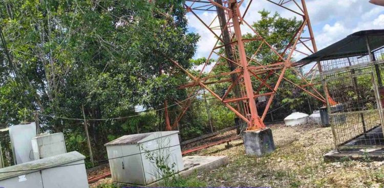 Potensi Longsor Ancam Tower Telekomunikasi di Desa Sikui