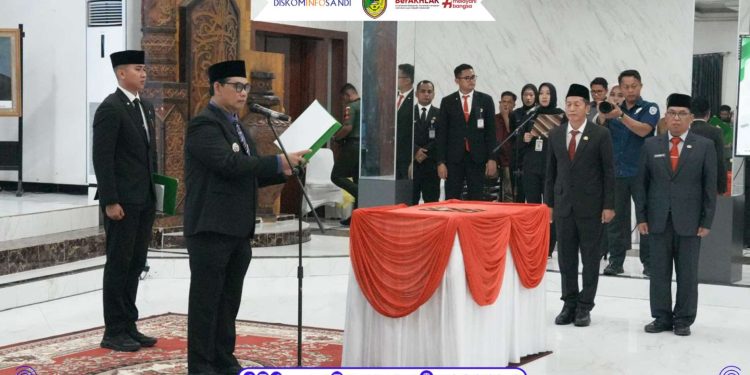 Bupati H. Shalahuddin Lantik Pejabat Barut: Kerja Ikhlas, Kinerja Dievaluasi Berkala