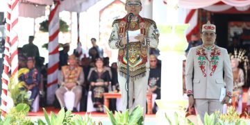 Pimpin Upacara HUT ke-24 Murung Raya, Gubernur Tekankan Kolaborasi untuk Kemajuan Daerah