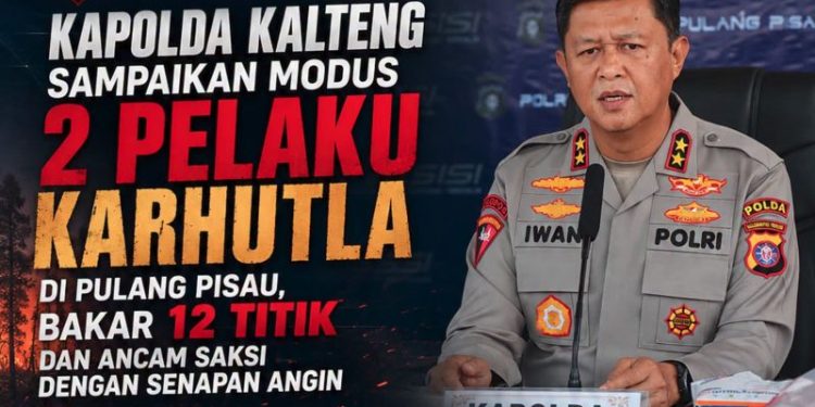 Dua Pelaku Karhutla di Pulang Pisau Ditangkap, Saksi Diancam Senapan Angin