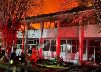 Ruangan Biro Ekonomi hingga Biro Kesra Kantor Gubernur Kalteng Terbakar Dini Hari