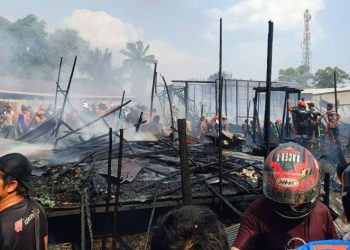Kebakaran Hebat di Mendawai Palangka Raya, 2 Balita Ditemukan Tewas