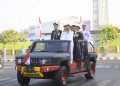 Ribuan Warga Saksikan Kirab Budaya Isen Mulang Peringati HUT RI Ke-81