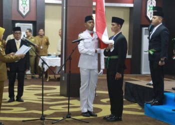 Lisda Ariyana Lantik Pelaksana DPPI Kalteng 2026–2030 dan Buka Pusdiklat Calon Paskibraka