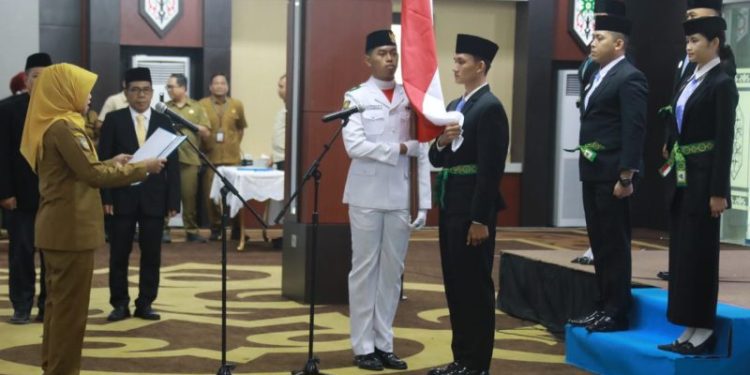 Lisda Ariyana Lantik Pelaksana DPPI Kalteng 2026–2030 dan Buka Pusdiklat Calon Paskibraka