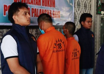 Bakar Sampah di Pekarangan, Api Menjalar ke Lahan Gambut, Dua Pria Diamankan