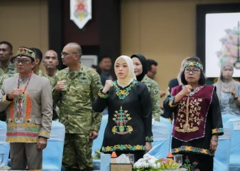 Wakil Ketua I DPRD Kalteng Hadiri Penandatanganan Hibah Pembangunan Rindam XXII/Tambun Bungai