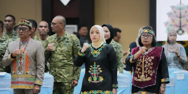 Wakil Ketua I DPRD Kalteng Hadiri Penandatanganan Hibah Pembangunan Rindam XXII/Tambun Bungai