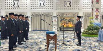 Lima Pejabat Baru Pemprov Kalteng Resmi Dilantik, Gubernur Minta Perkuat Pelayanan Publik