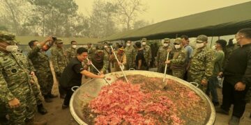 Gubernur Agustiar Sabran dan Pangdam Dampingi Kuliner Merah Putih Bersama Bobon Santoso di Pulang Pisau