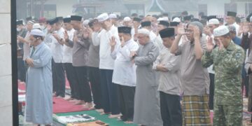 Polres Barito Selatan Gelar Sholat Istisqa, Berharap Hujan Segera Turun